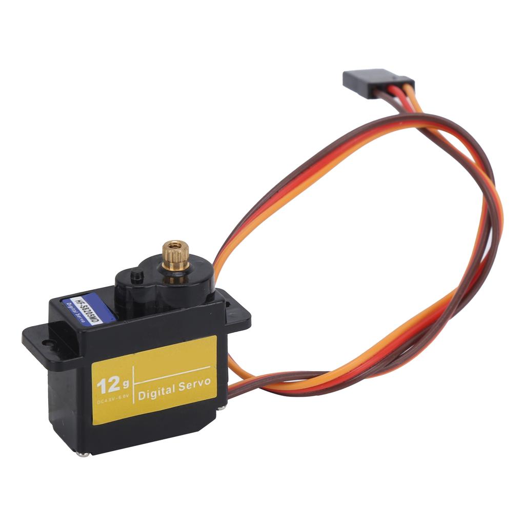 4Pcs Servo Motors Stable Performance Good Linearity Precise Control 180 Degree Rotation Micro Servo for Robot Fixed Wing