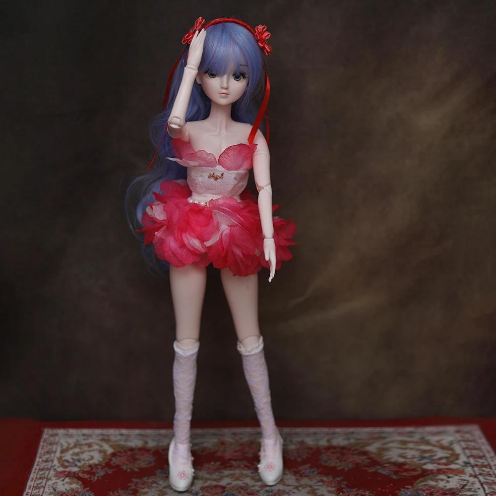 60cm Handmade Toy Dress Clothes Set for 1/3 23inch BJD Doll Accessory Collection