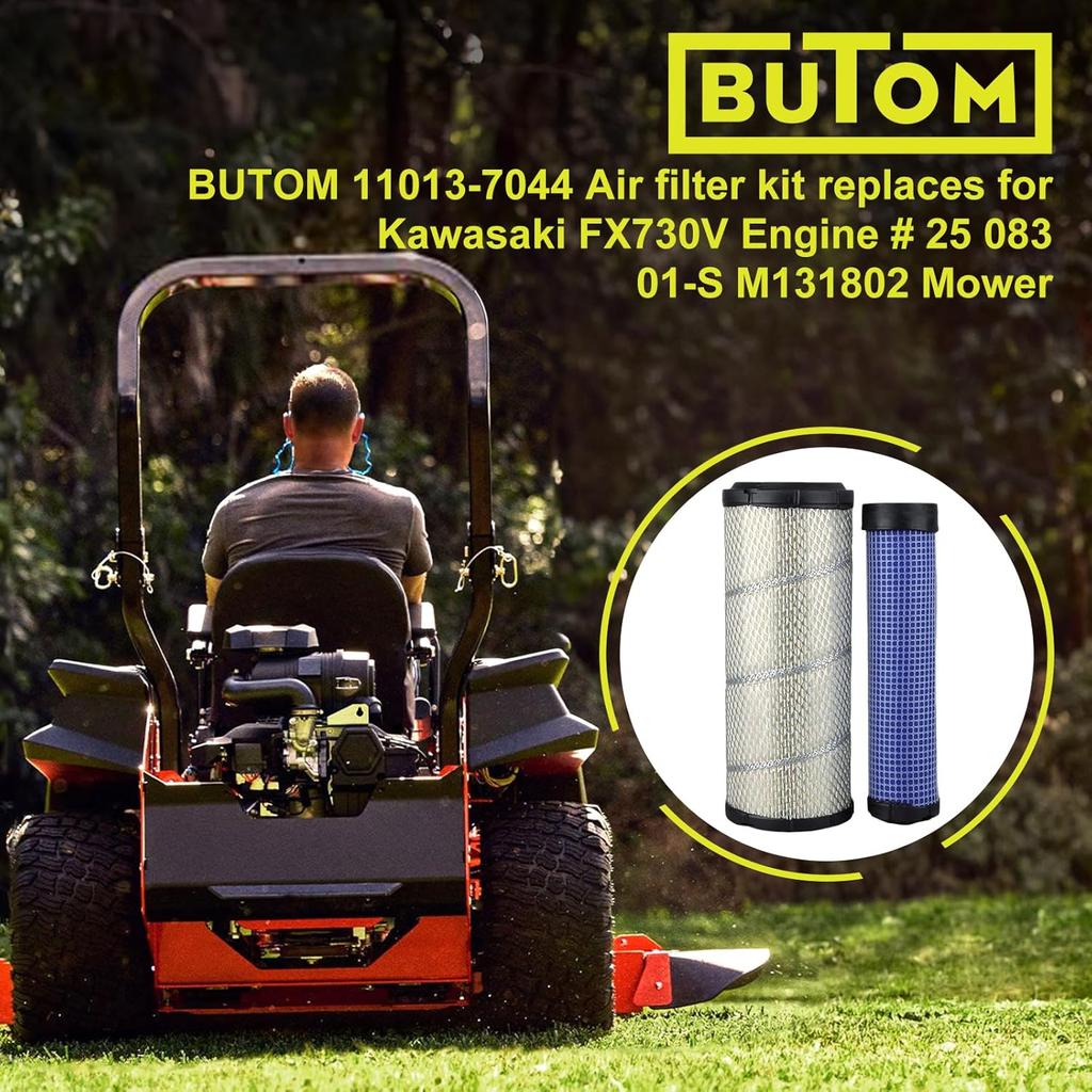 11013-7044 11013-7045 Outer Inner Air Filter For Kohler 25 083 01-S 25 083 04-S 841497 821136 M131803 M131802 Kawasaki 11013-7020 11013-7019 AF25552