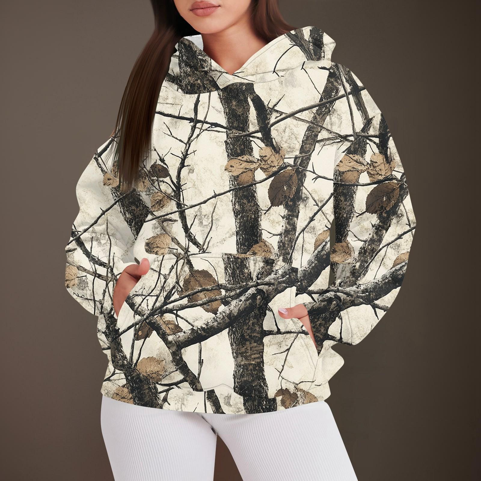 

Женская мода повседневный пуловер с капюшоном толстовка с принтом длинный рукав толстовка XL светло-серый