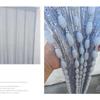 Door String Curtain 2m x 1m Flat Ribbon Thread with Shaggy Tassel Room Divider Home Decor Sequin Curtain for Doorway Door String Curtains