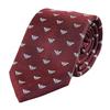 [Emporio Armani] Emporio Armani Men's Tie, 7.5cm Wide, 100% Silk, Eagle Logo, Bordeaux, MADE IN ITALY, 340075 3R616 00276 [Item]
