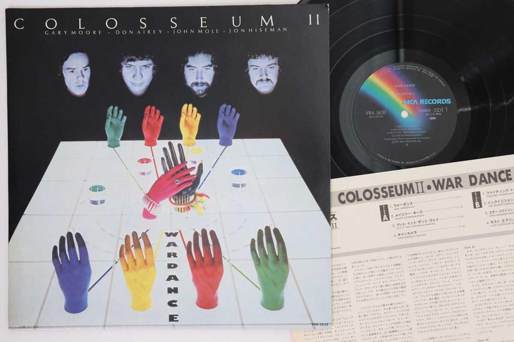 LP Record COLOSSEUM II - Wardance VIM5630 MCA 1983 Japan Rock Used
