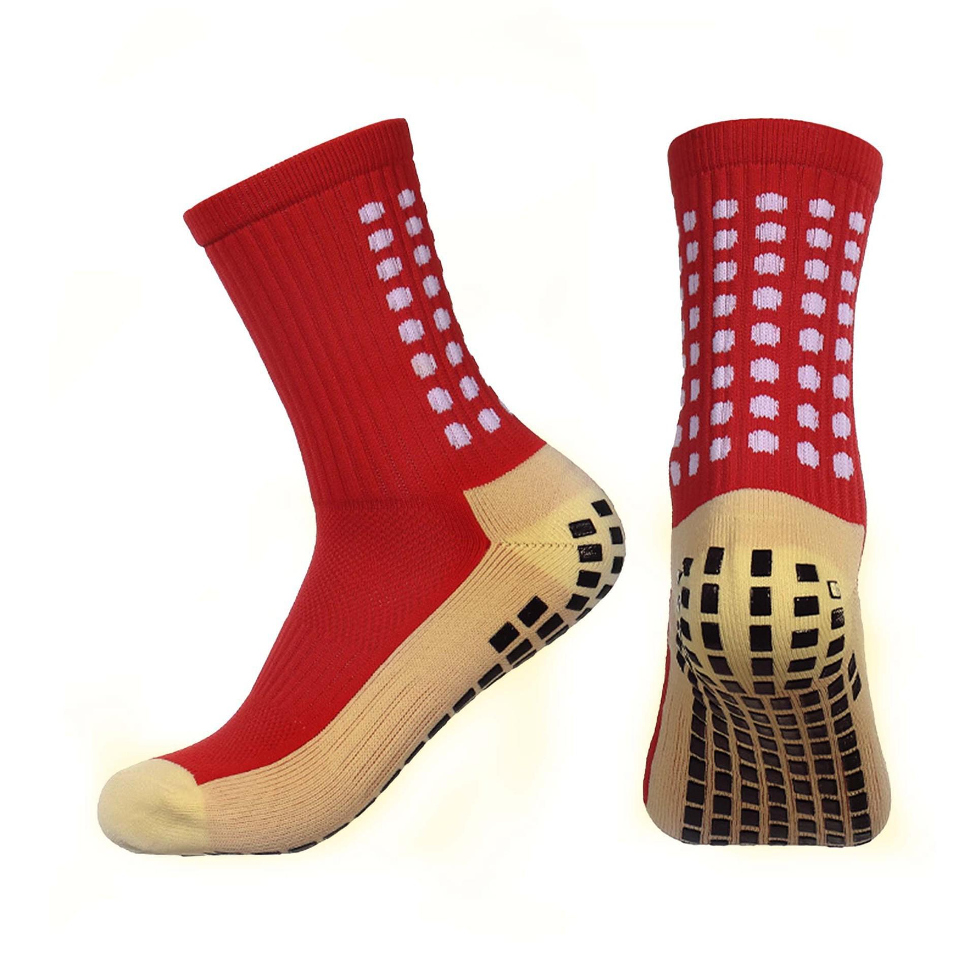 Anti-Slip Football Socks: Mid-Calf, Thickened Towel Bottom, Professional Sports Quality Anti-slip football socks - One size