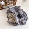 Elegant Four-layer Plaid Lace Large Intestine Scrunchie Hair Band For Women Girls Sweet Hair Tie Hair Ring Hair Accessories