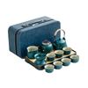 Taodingxuan Green Peacock Travel Tea Set