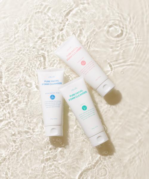 3 Pure Facial Foam Cleansers 3 hyaluronic acid