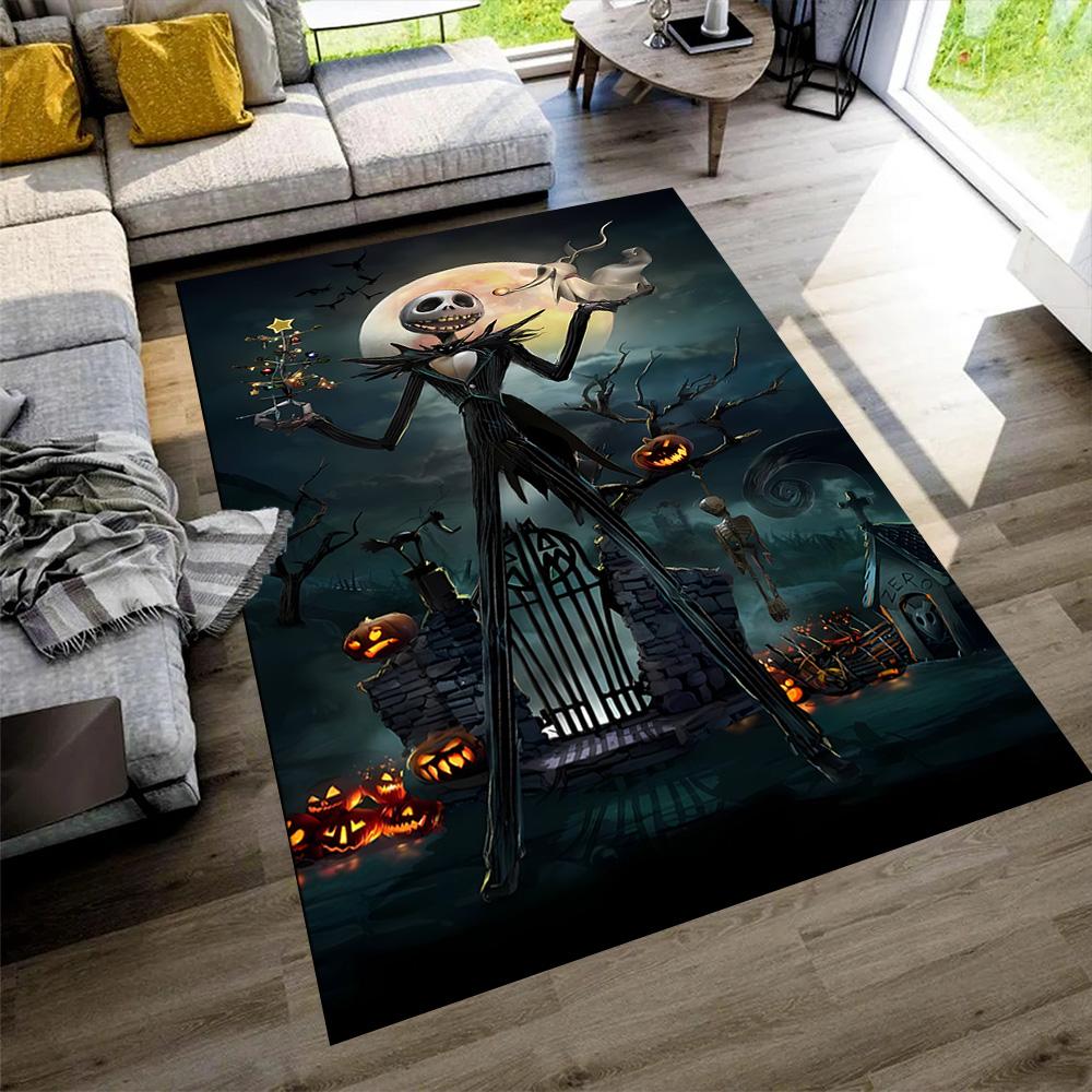 Jack Skellington Carpet Suitable for Balcony Playrooms Dining Room Decorate room Antislip Carpet Decorate Offices Best for Christmas