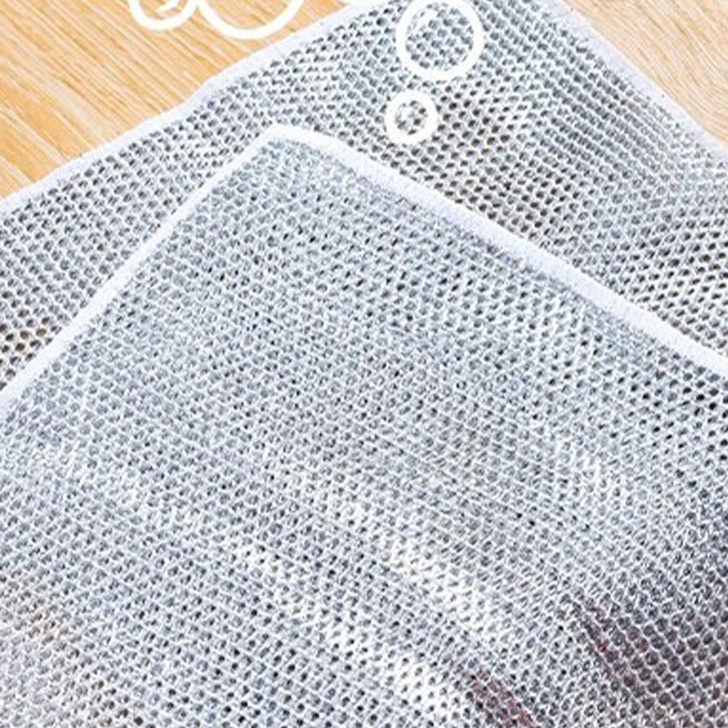 WUISOLQP 10pieces Household Cleaning Rag Quick-Drying and Multi-Purpose Durable Fiber Kitchen Cleaning Tools Rag Dishwashing Rag