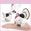 Model PVC Animal de Fermă Curcan Jucărie Colecționabilă Pentru Copii Învățare în Clasă și Decor
