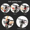 Mountain Bike Folding Storage Basket Bike Basket Front And Rear Hanging Thin Side Trailer Basket Bike Accessories Bike Basket