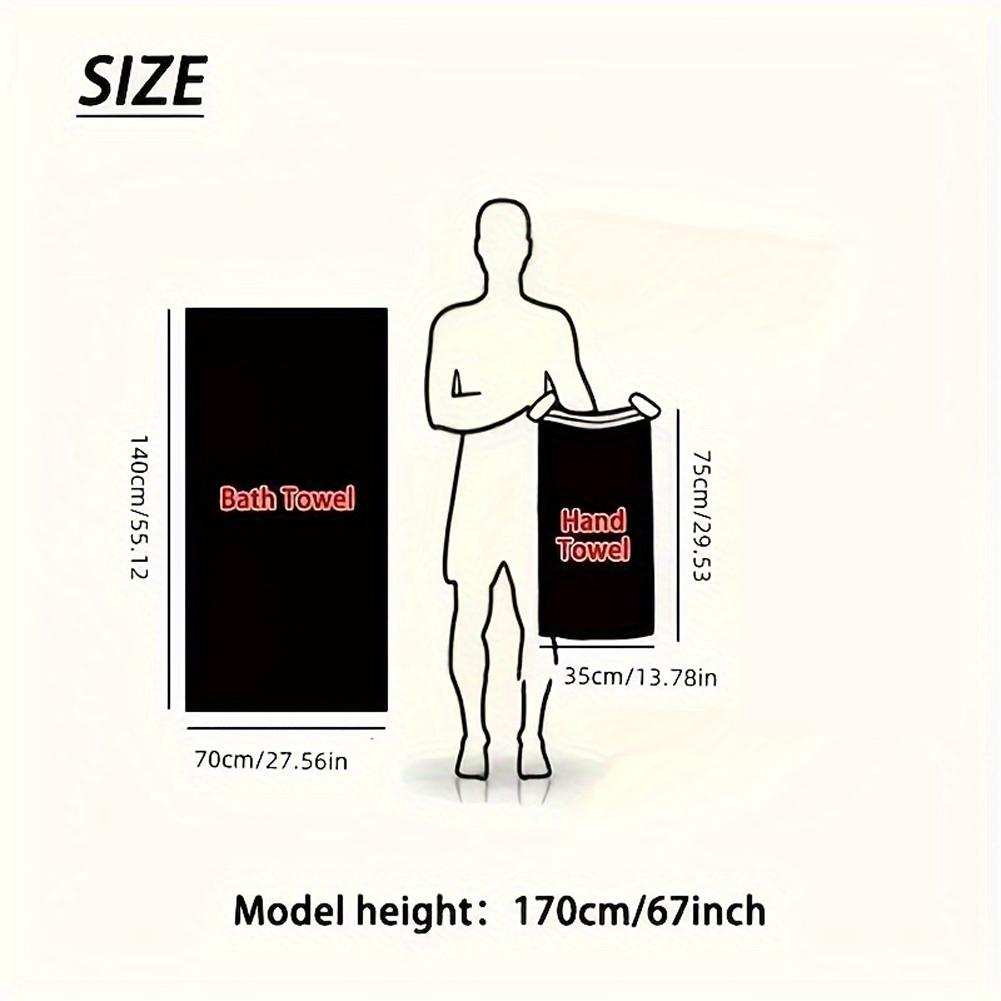 2pcs Quality Towels Wholesale Bulk Pack Soft Absorbent Quick-Dry Bath Towels Travel Sport Spa Bathroom Swim Supplies