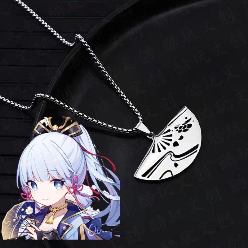 Impact Necklace Genshin Game Animation Kids Birthday Gift Cosplay Accessories