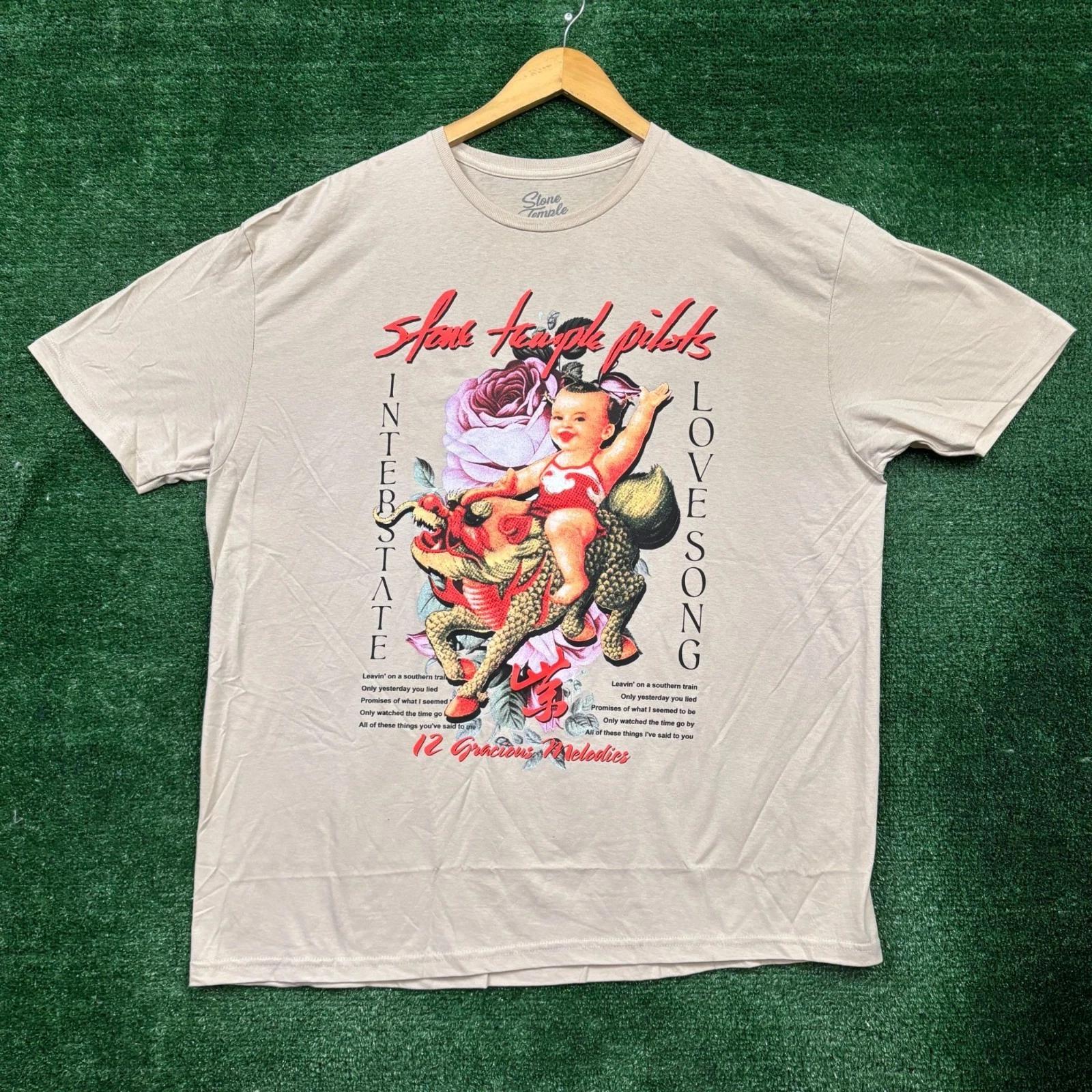 Stone Temple Pilots Purple Interstate Love Song Rock Band T-shirt Size 2XL 4XL