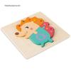 3D Wooden Puzzle Blocks for Toddlers: Educational Snap Fit Toys for Ages 3-6, Boys and Girls