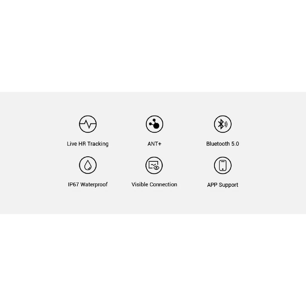 COOSPO H808S Heart Rate Sensor Dual Mode ANT Bluetooth With Chest Strap Cycling Computer for Wahoo Garmin Zwift Sports Monitor