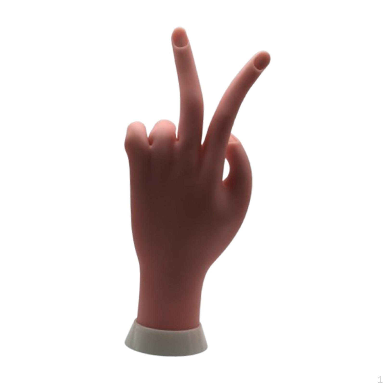 

Поддельная рука-манекен для практики, Тренировочный инструмент для нейл-арта, Модель Bendable