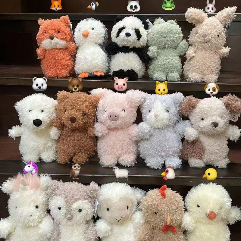 Small Animal Doll Curly Plush Toy Children's Doll Grab Machine Doll Wedding Doll
