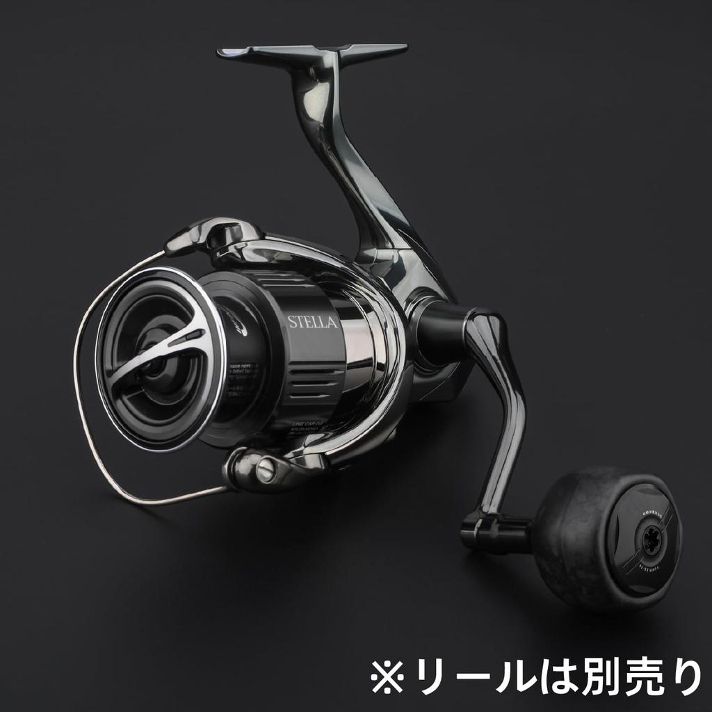 Gomexus F38 Reel Handle Knob Forged Carbon Round Knob 38mm Daiwa Type S Shimano Type A Handle Replacement Spinning Reel Bait Reel Compatible with Sea