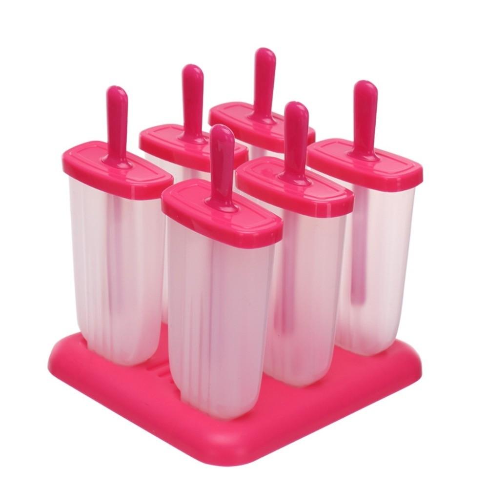 Reusable Ice Cream Molds Food Grade Plastic Homemade DIY Ice Cream Tools Easy To Fall Off Popsicle Mould Home Kitchen