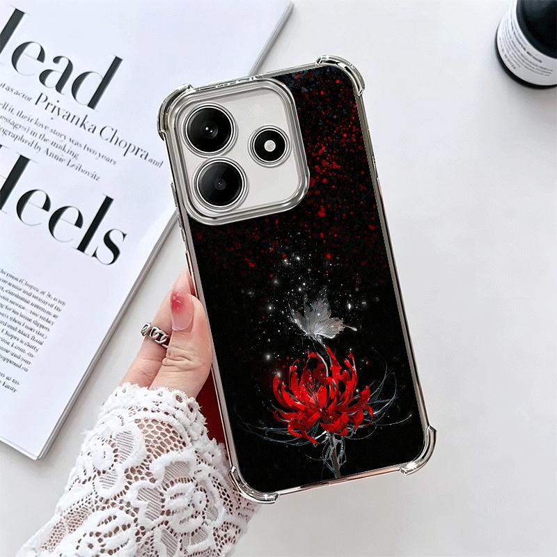 Heaven Official's Blessing Anime Plating Phone Case For Xiaomi Redmi Note 14 15 Pro Plus 13 12 11 11S 11T 10 9S 9 5G Anti-Fall A