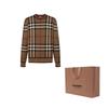 Burberry Men Naylor Check Sweater Brown 80366031