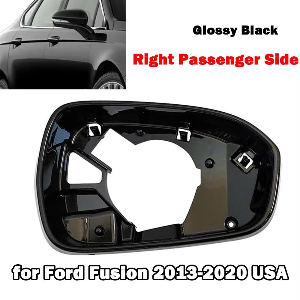 Car Side Mirror Housing Frame Rear View Mirror Holder Black For Ford Fusion 2013 2014 2015 2016 2017 2018 2019 2020 USA Version