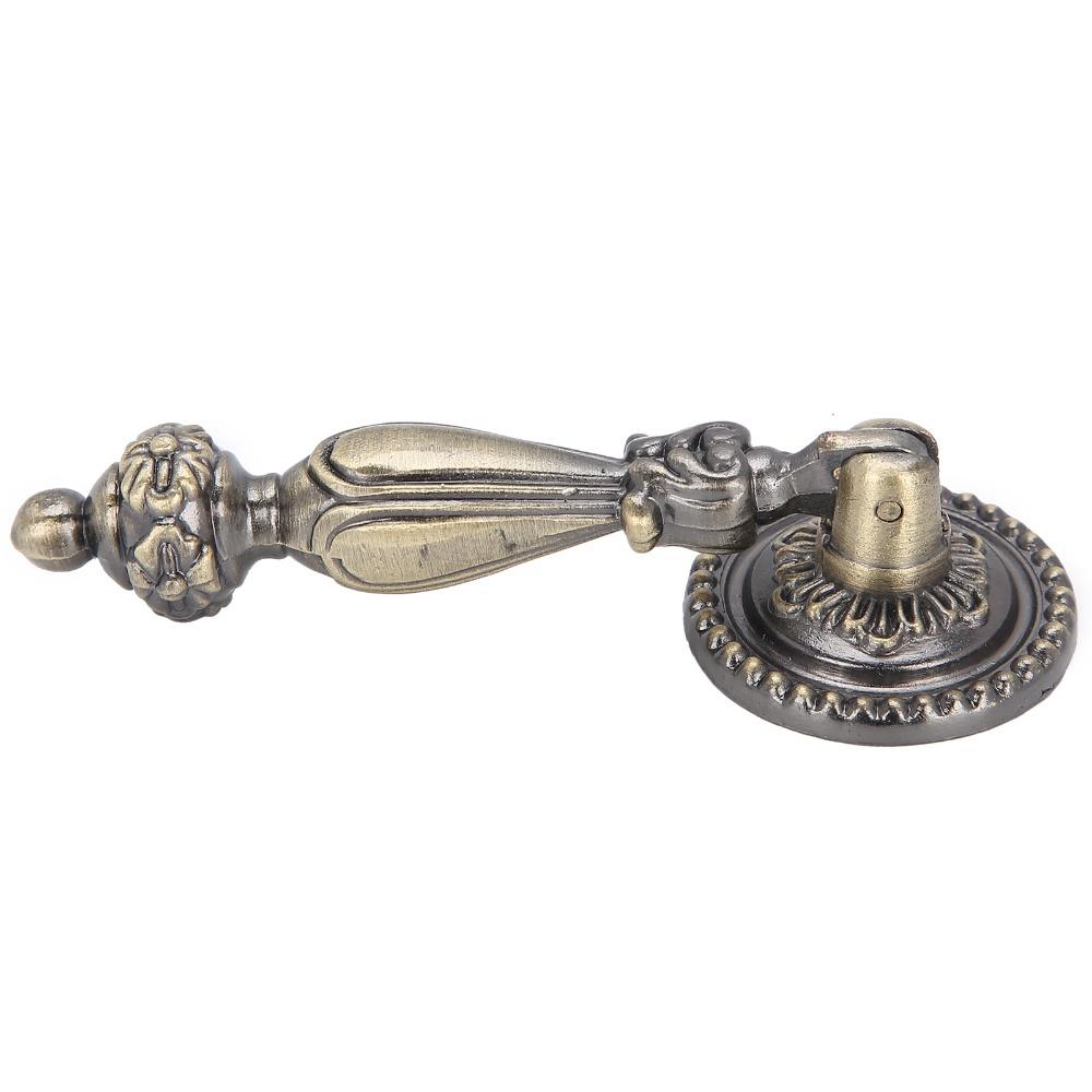 4 PCS Big Size Antique Style Handles Retro Copper Bronze Tear Drop Pulls Cabinet Upgrade