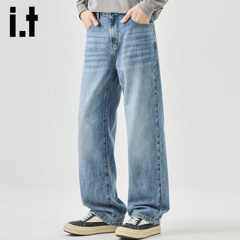 Men s Loose Fit Straight-Leg Jeans 36