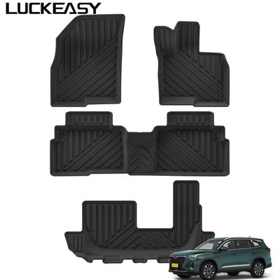 LUCKEASY for Chery Tiggo 8 Pro Max 2024-2025 (Fuel Version)7 Seat Car Floor Mats Protective Mat Accessories Trunk Mat Fit RHD