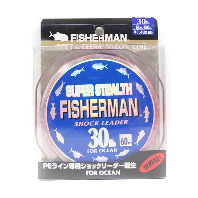 Fisherman Super Stealth Нейлоновий Шок-лідер 30 lb x 60 метрів (0016)