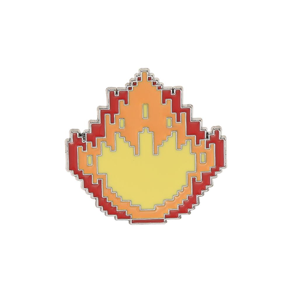 Street Fighter Collectible Enamel Brooches GOUKI RYU KEN Hadoken Pixel Pins Game Badge