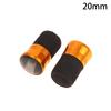 2Pcs Plug Natural Pattern Aluminum Alloy Fishing Tools Fishing Rod Pole Butt Caps Front Cover Stopper Plug End Protective Sleeve