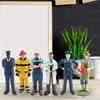 6 Pieces Professional Character Models Figures Diorama People Decoration Desktop Ornament Role