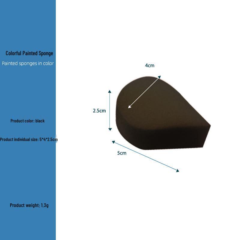 Children s DIY Face and Color Sponge Painting Kit - Water Drop & Petal Shapes Paint Absorption Sponge