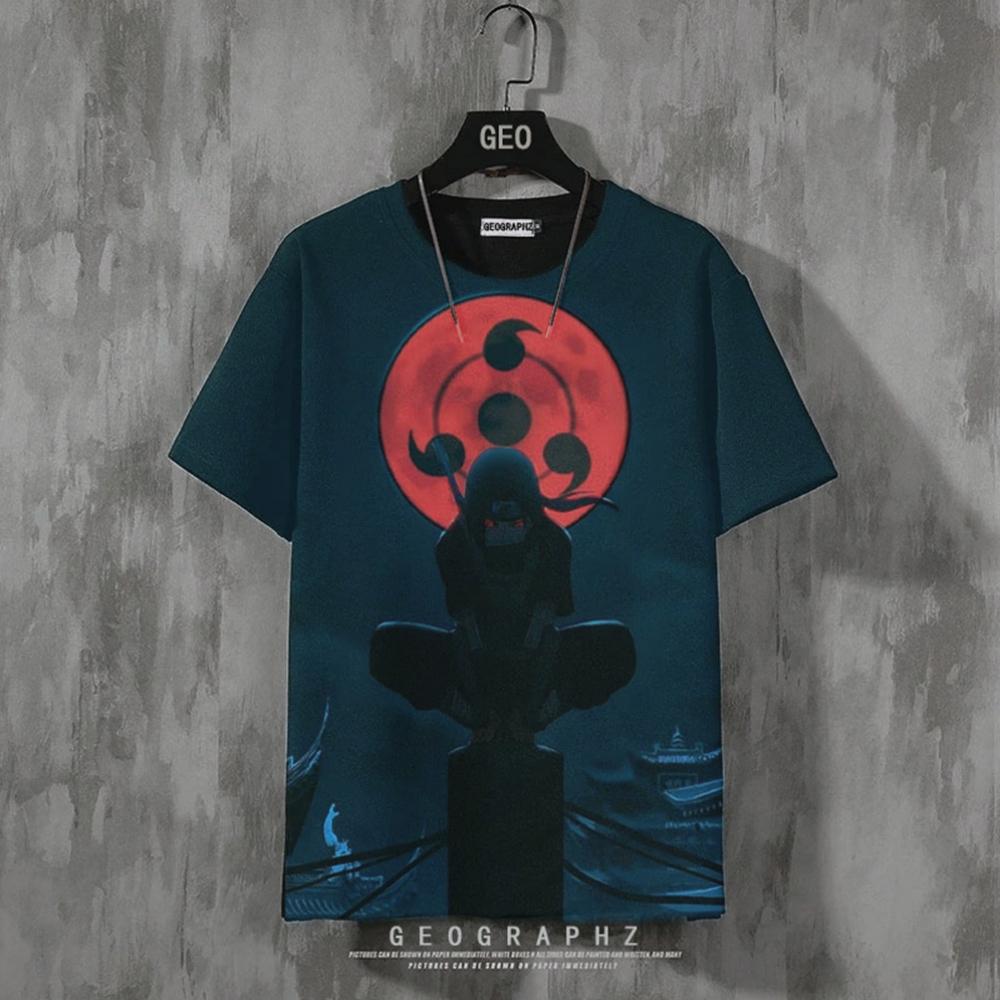 Anime Męska Koszulka Retro Street Krótki Rękaw Koszulka Dla Mężczyzn Casual 3d Print Letnia Góra Oddychająca Luźna Męska Odzież