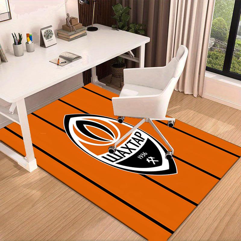 Shakhtar Donetsk Crest Design Area Rug Office rug, Chair Rug, Decor Carpet Livingroom bedroom Mat, Large Size Fan gifts Christmas gifts
