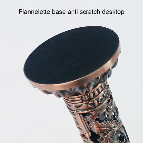 Kadzidełka Hollow Carving Antyczny styl Pionowy uchwyt na kadzidełka Tea Room Decor dla biura