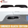 2PC Smoked Black Lens Rear Bumper Tail Fog Light Cover for Jeep Cherokee 2014-17