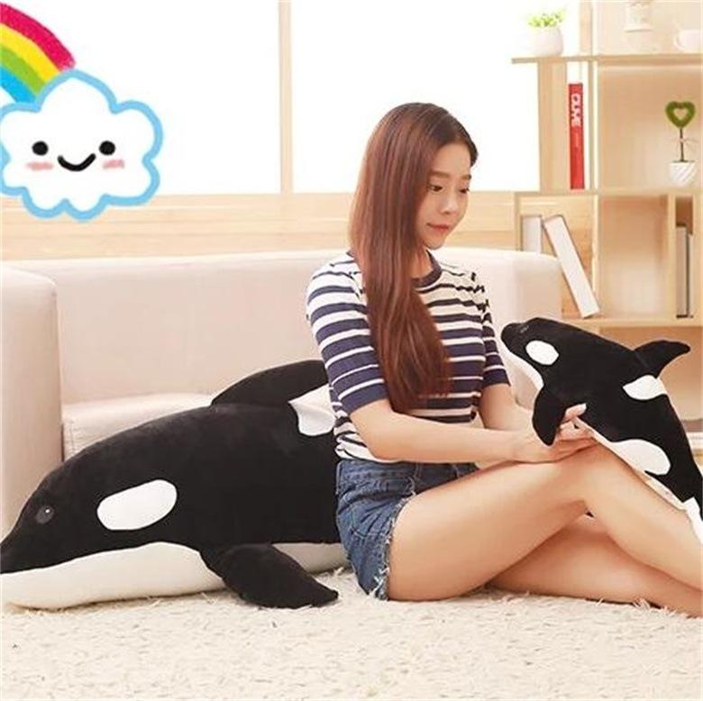 Direct Sales Aquarium Killer Whale Doll Children Whale Doll Throw Pillow For Girlfriend Birthday Gift