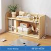Changbaosen Home Double-Layer Desktop Bookshelf & Storage Rack