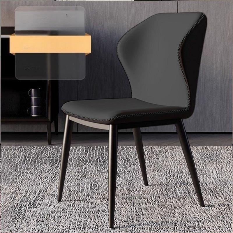 Nordic Minimalist – Modern Simple Design with Soft Padded Backrest, Home Use Table Chair, Butterfly & Negotiation Chair Style