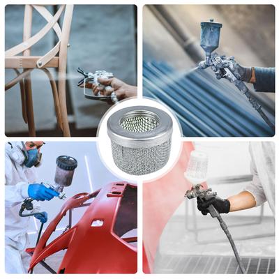 Stainless Steel Mesh Strainer Double Screen Filter for Airless Paint Sprayer Suction Hose Parts Models 695 750 795 1095