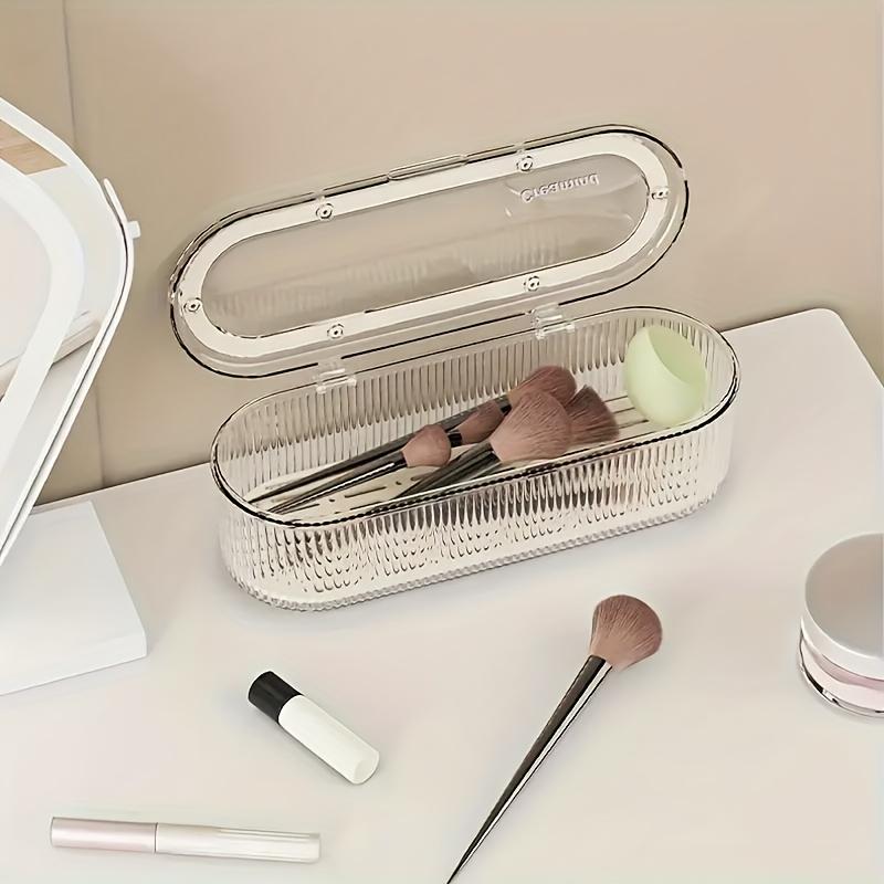 Multifunctional Tableware Storage Box - Clamshell Dust and Moisture Proof, Storage Case with Drain Tray, Kitchen Tableware Storage Rack