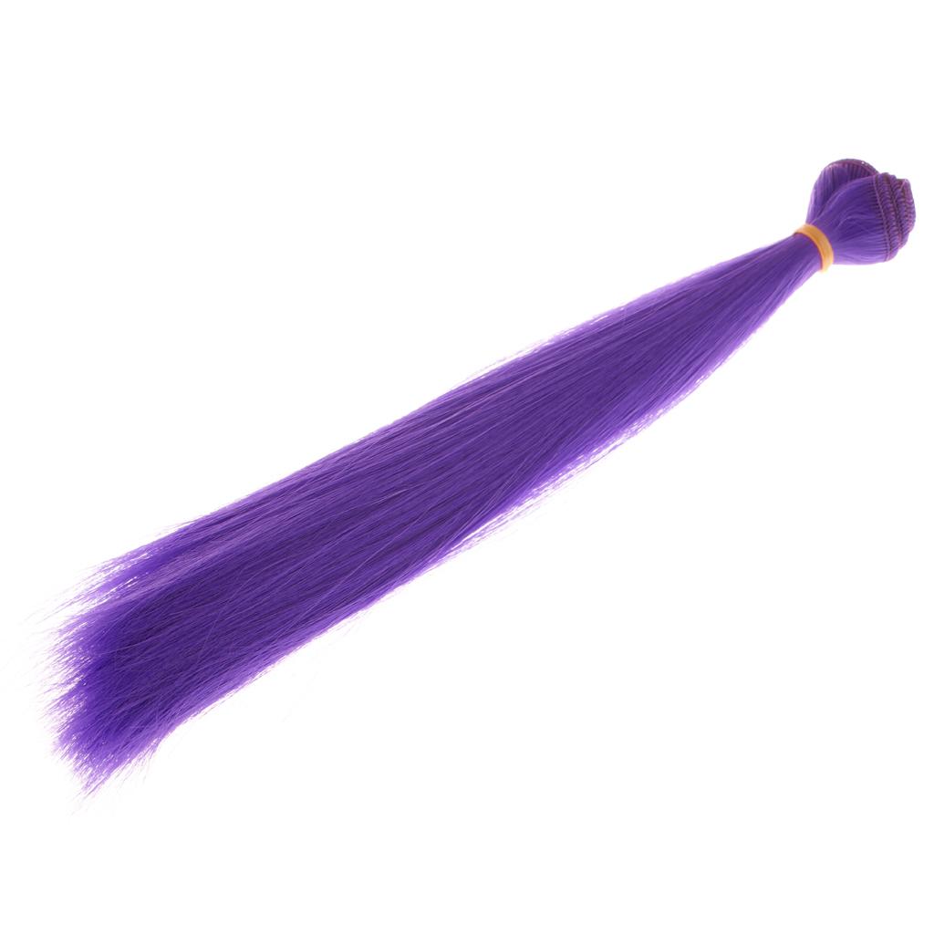 Doll Hair Bulk Wigs Synthetic Craft Hair Hairpiece for Dolls Making Supplies
