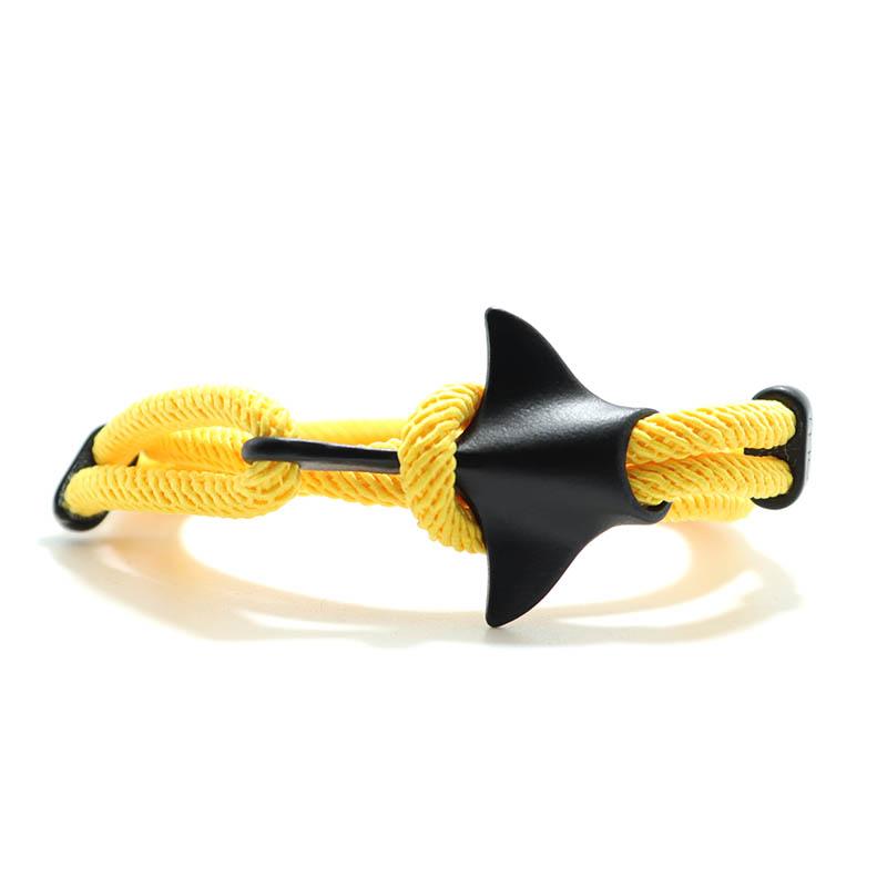 Bohemia Manta Rays Bracelet Men Marine Life Nautical Braslet Mulrilayer Rope Braclet Animal Jewelry Wristband Beach Accessories