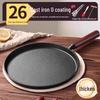 UOSO Multi-Purpose Non-Coated Cast Iron Griddle Pan