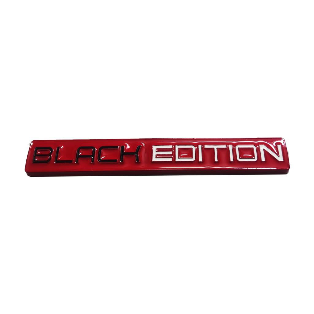 Zinc Alloy Black Edition Car Stickers Warrior Modified Badges