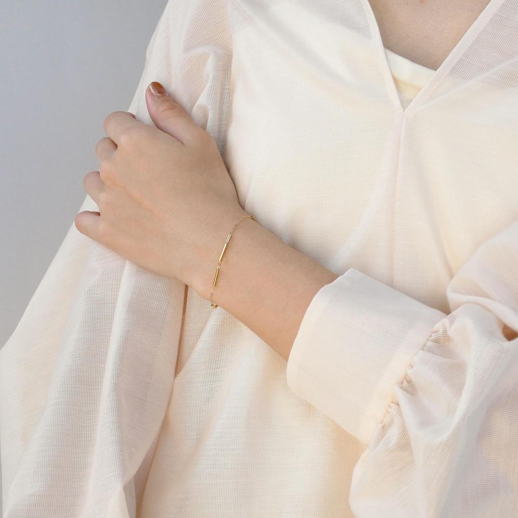 Vendome Silver 925 Gold Color Bracelet GS8B0107LSSI [Official] [V.A. Aoyama]