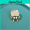 Exquisite Alloy Enamel Cartoon Character Brooch Pin Princess And No-face Yin-yang Design